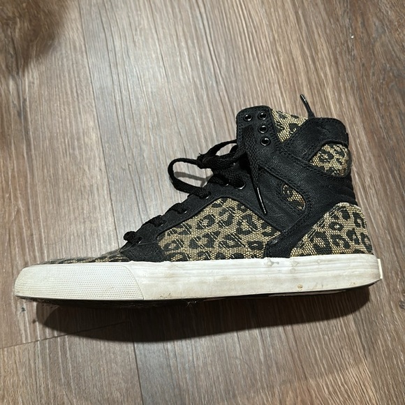 RARE Supra Women's Skytop Cheetah Print Sneakers - Picture 2 of 6
